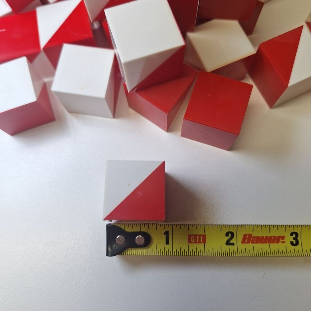 Trac 4 Replacement Blocks‎ Angle Vintage Game Speed Memory Matching Patterns - Picture 3 of 4